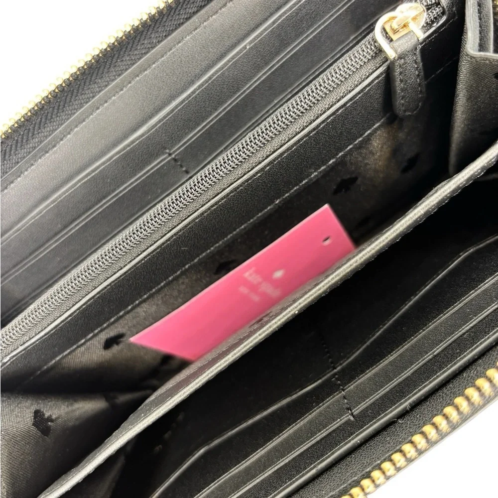 Kate Spade Black Saffiano Leather Wallet